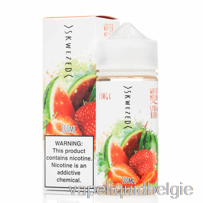 Vape België Watermeloen Aardbei - Scheef - 100ml 3mg